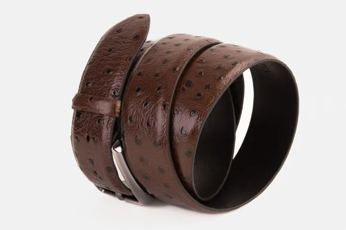 Men The Monterrey Brown Leather Belt Vinci Leather Leather Belts