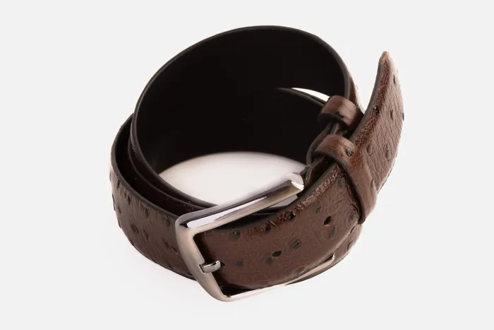 Men The Monterrey Brown Leather Belt Vinci Leather Leather Belts