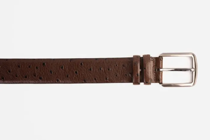 Men The Monterrey Brown Leather Belt Vinci Leather Leather Belts