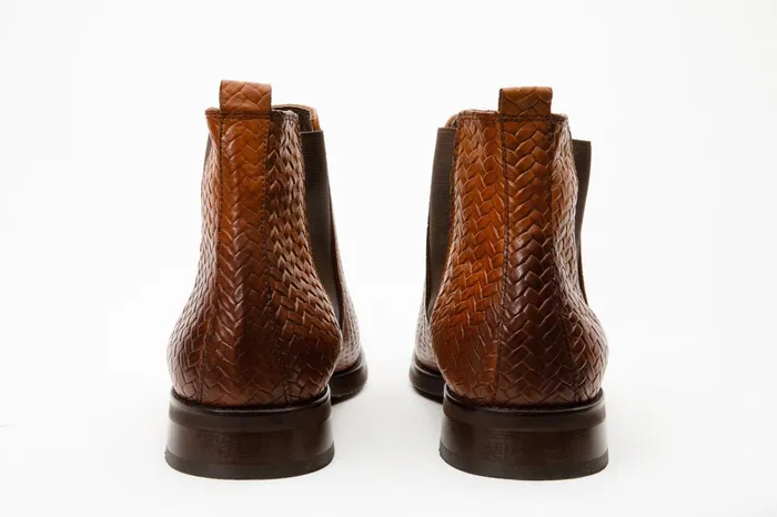 Men The Oslo Tan Leather Chelsea Boot Vinci Leather Boots