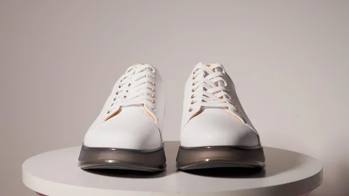Men The Peklin White Leather Sneaker Vinci Leather Sneakers