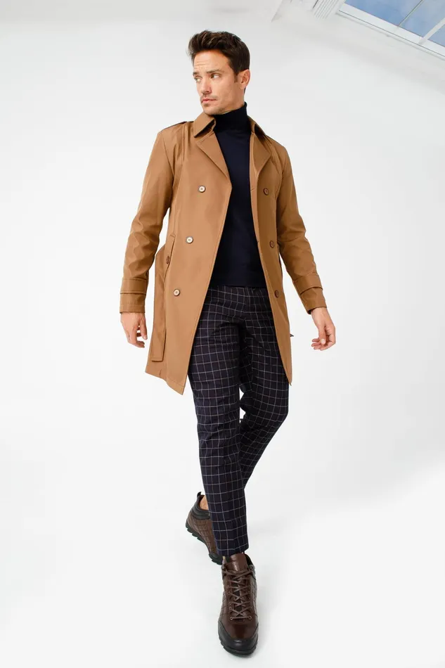 Men The Riga Brown Leather Casual LaceUp Boot With A Zipper Vinci Leather Boots
