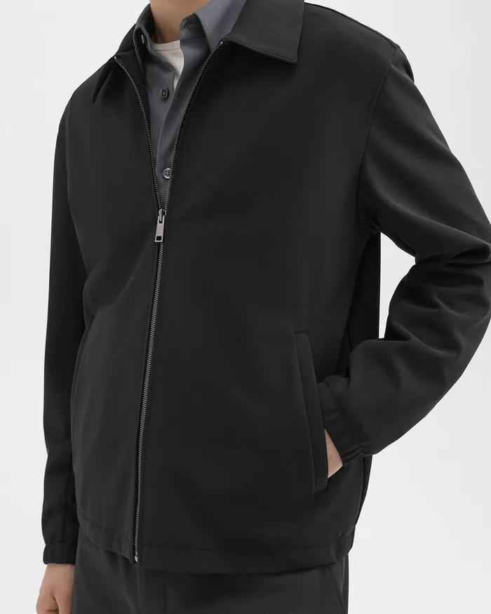Men Theory Blazers Jackets Brody Jacket In Precision Ponte Black