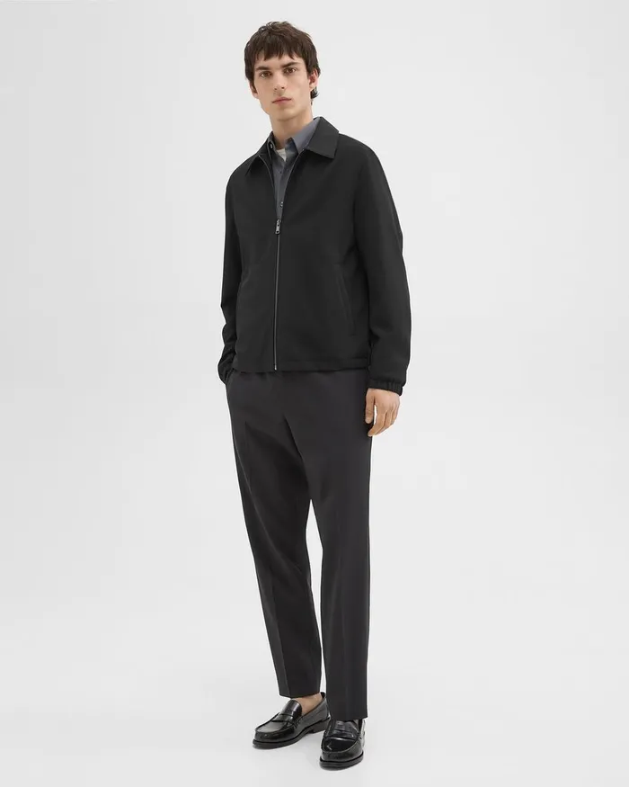 Men Theory Blazers Jackets Brody Jacket In Precision Ponte Black