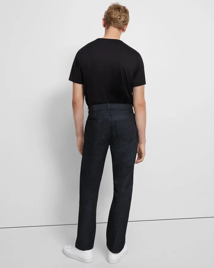 Men Theory Pants Helmut Lang And Uniqlo Classic Cut Jean In Denim Black