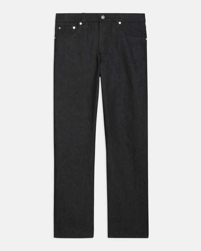 Men Theory Pants Helmut Lang And Uniqlo Classic Cut Jean In Denim Black