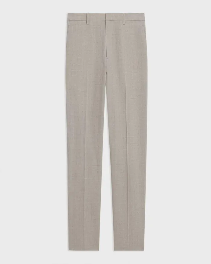 Men Theory Pants Mayer Pant In Stretch Wool Sand Melange