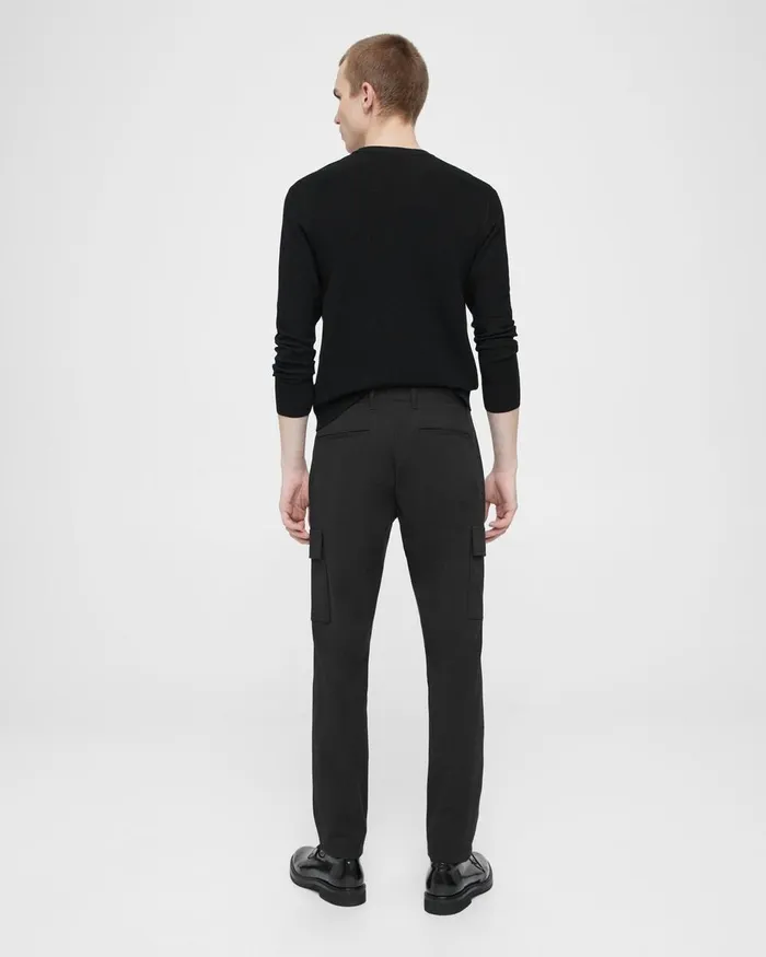 Men Theory Pants Zaine Cargo Pant In Neoteric Twill Black
