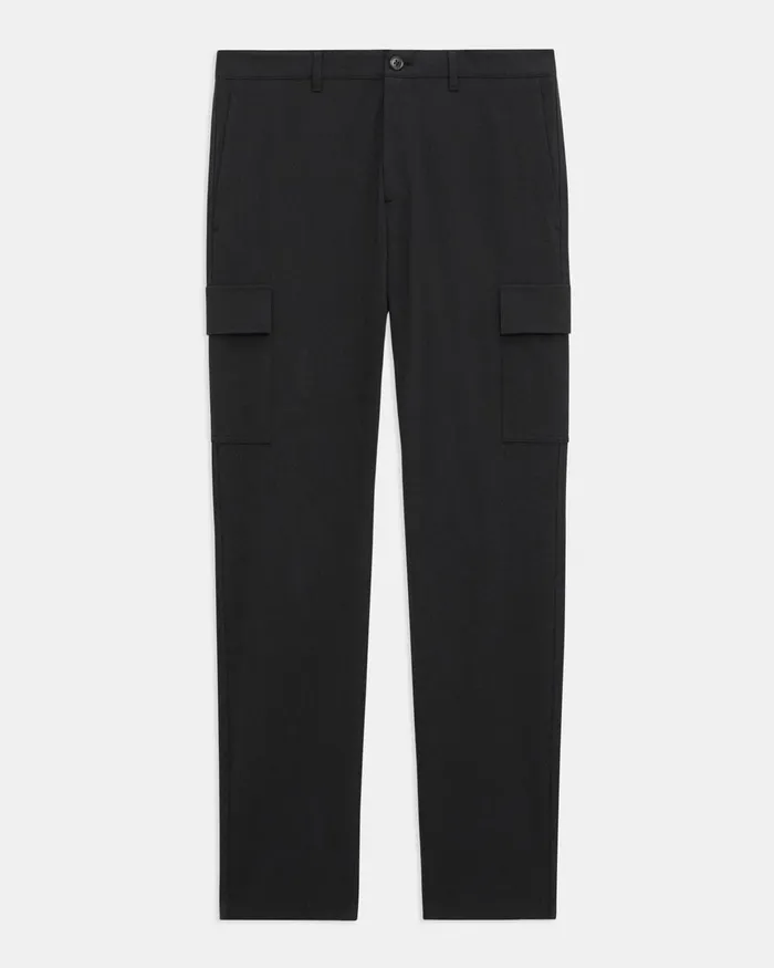 Men Theory Pants Zaine Cargo Pant In Neoteric Twill Black