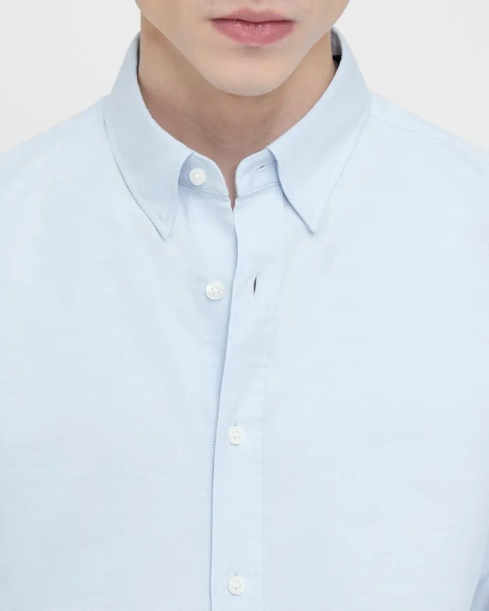 Men Theory Shirts Irving Shirt In Oxford Cotton Olympic