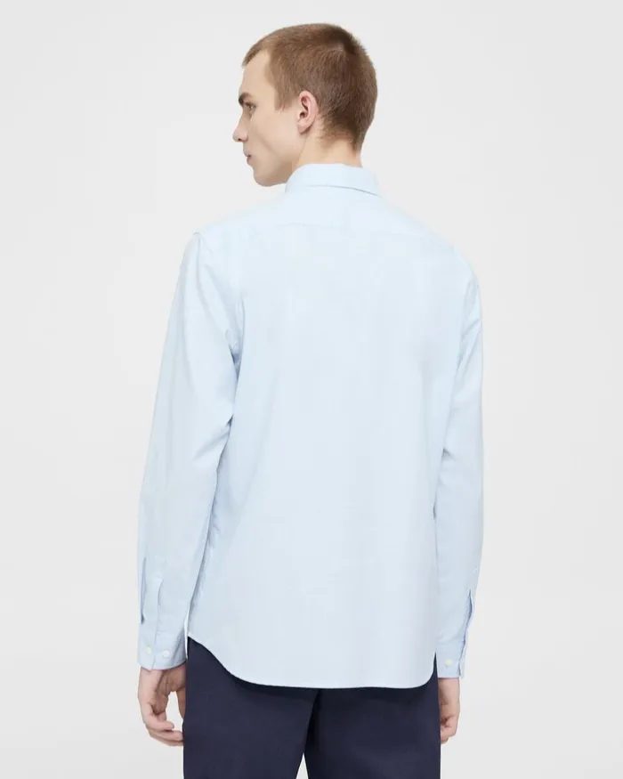 Men Theory Shirts Irving Shirt In Oxford Cotton Olympic