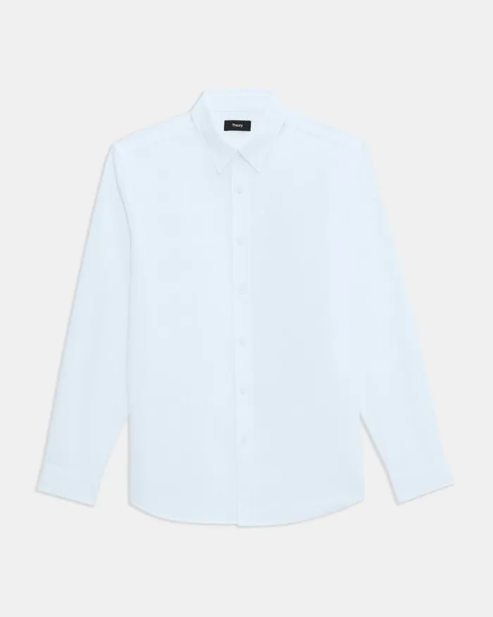 Men Theory Shirts Irving Shirt In Oxford Cotton Olympic