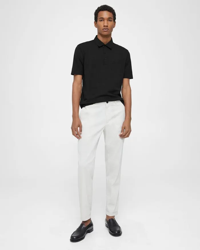 Men Theory TShirts Polos Joffrey Polo Shirt In Function Piqueacute Black