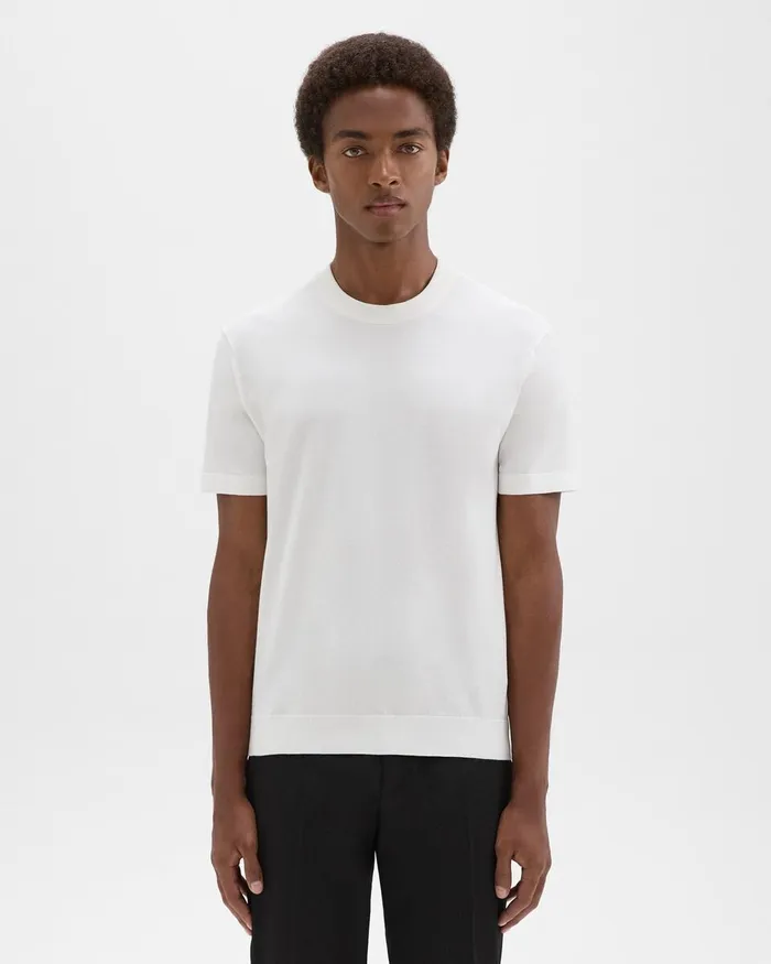 Men Theory TShirts Polos Sarior Tee In Light Bilen White