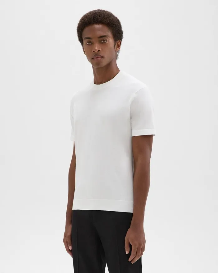 Men Theory TShirts Polos Sarior Tee In Light Bilen White