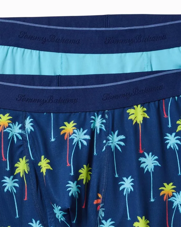 Men Tommy Bahama Loungewear and Pajamas Aloha Print Tech Boxer Briefs 8211 2Pack Island Navy Men Tommy Bahama Loungewear and Pajamas Aloha Print Tech Boxer Briefs 8211 2Pack Island Navy