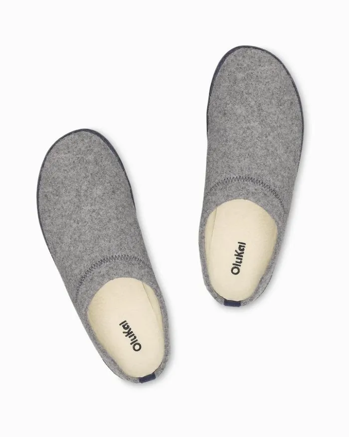 Men Tommy Bahama Loungewear and Pajamas OluKai Hmani Hulu Felt Mules Graphite