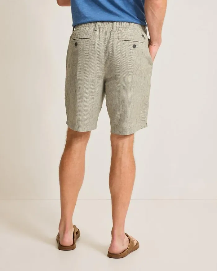 Men Tommy Bahama Shorts Isla Sands Stripe StretchLinen 9Inch Shorts Beach Men Tommy Bahama Shorts Isla Sands Stripe StretchLinen 9Inch Shorts Beach