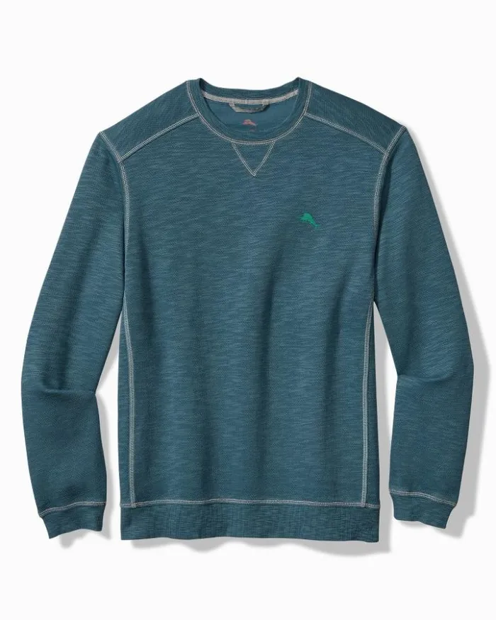 Men Tommy Bahama Sweatshirts Trinidad Crew Sweatshirt Kingfish