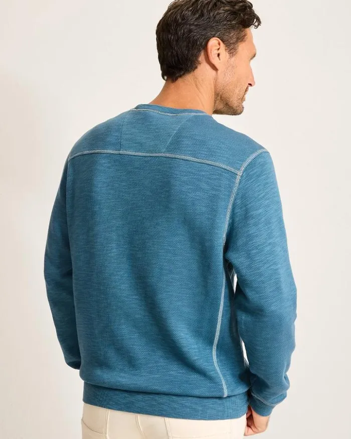 Men Tommy Bahama Sweatshirts Trinidad Crew Sweatshirt Kingfish