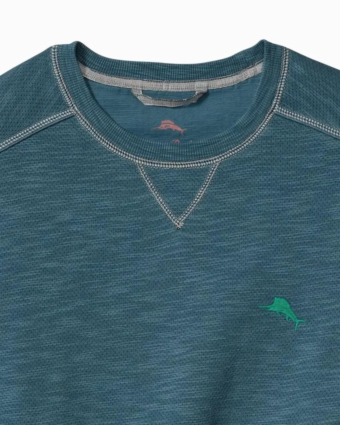 Men Tommy Bahama Sweatshirts Trinidad Crew Sweatshirt Kingfish