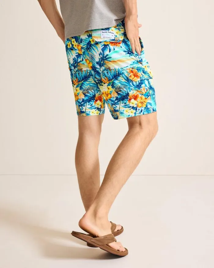 Men Tommy Bahama Swim and Boardshorts Baja Surfside Sounds 9Inch Boardshorts Kohala Teal