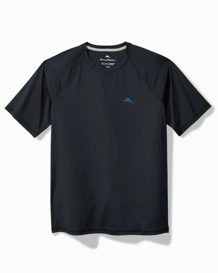 Men Tommy Bahama TShirts Big and Tall Chill Time Surf IslandZone ShortSleeve Rash Guard Jet Black Men Tommy Bahama TShirts Big and Tall Chill Time Surf IslandZone ShortSleeve Rash Guard Jet Black