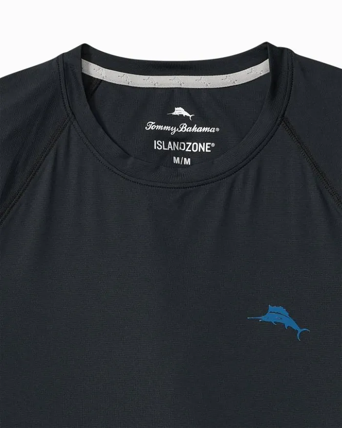Men Tommy Bahama TShirts Big and Tall Chill Time Surf IslandZone ShortSleeve Rash Guard Jet Black Men Tommy Bahama TShirts Big and Tall Chill Time Surf IslandZone ShortSleeve Rash Guard Jet Black