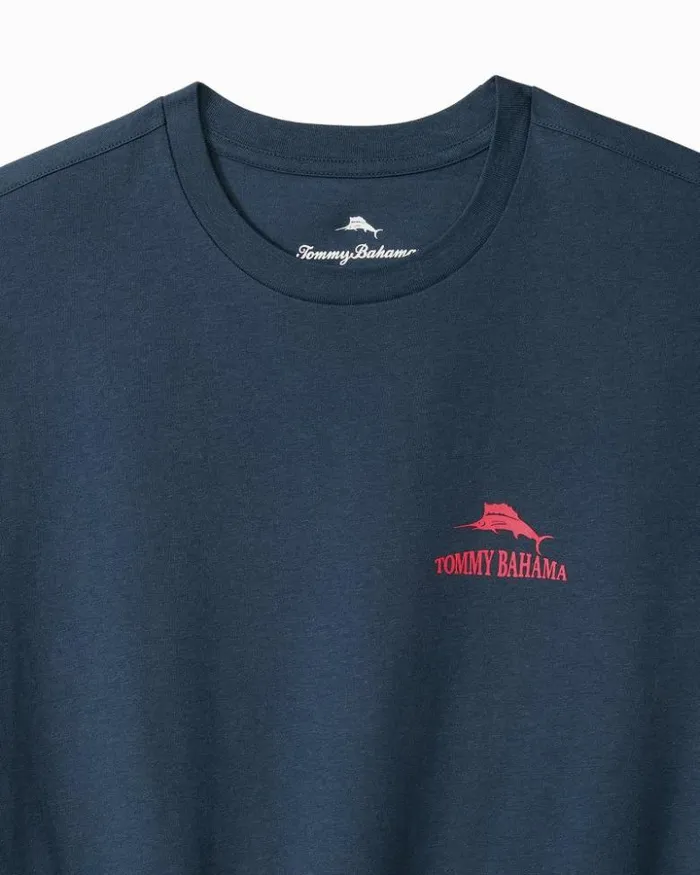 Men Tommy Bahama TShirts Six Pack Labs Graphic TShirt Navy Men Tommy Bahama TShirts Six Pack Labs Graphic TShirt Navy