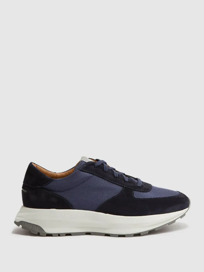 Men Trinity Tech Unseen Trinity Tech Trainers Bluenavy Reiss Trainers