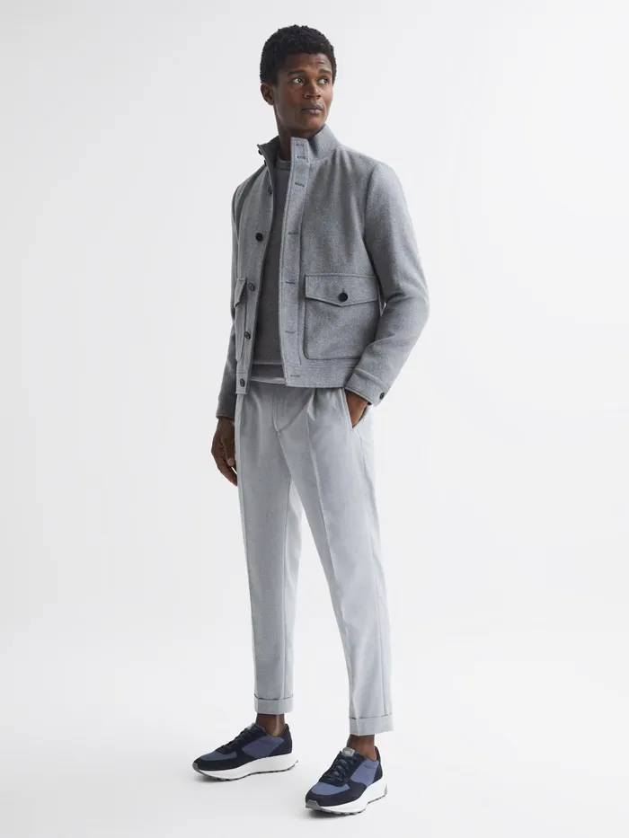 Men Trinity Tech Unseen Trinity Tech Trainers Bluenavy Reiss Trainers