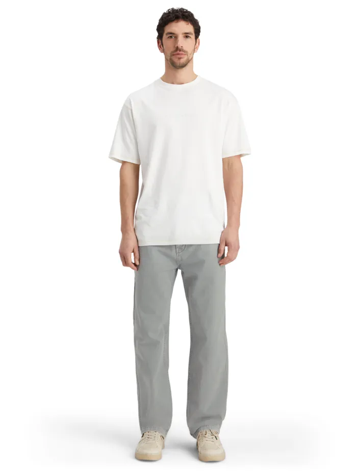 Men Verve 8211 Acid Washed Cottonblend Worker Pant Asphalt Scotch and Soda Pants