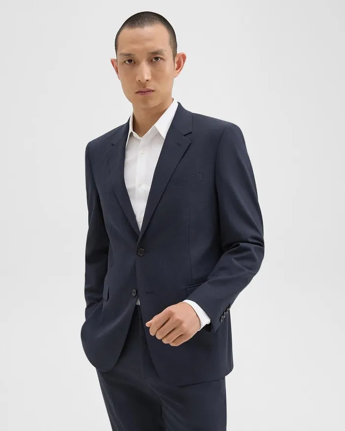 MenWomen Theory Blazers Jackets Chambers Blazer In Stretch Wool Navy