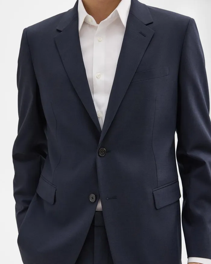 MenWomen Theory Blazers Jackets Chambers Blazer In Stretch Wool Navy