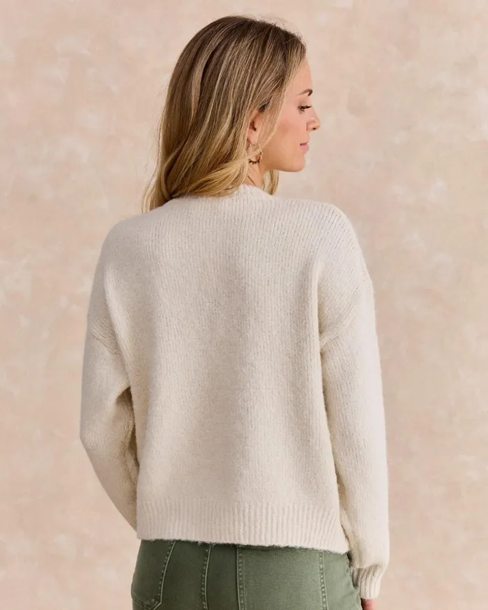 Menchu Embroidered Cardigan Raw Women Polin Et Moi Cardigans And Sweaters