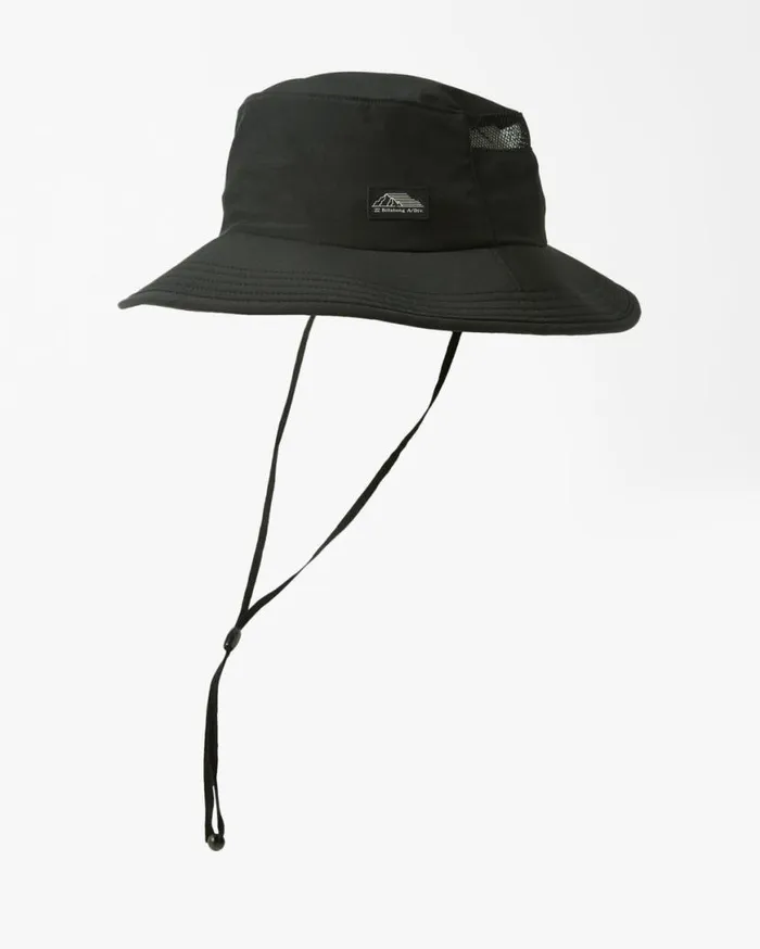 Mens ADiv Big John Lite Safari Hat Black Billabong Accessories