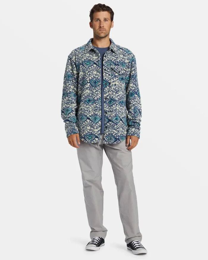 Mens ADiv Furnace Flannel Shirt Slate Blue Billabong Hoodies and Fleece Mens ADiv Furnace Flannel Shirt Slate Blue Billabong Hoodies and Fleece
