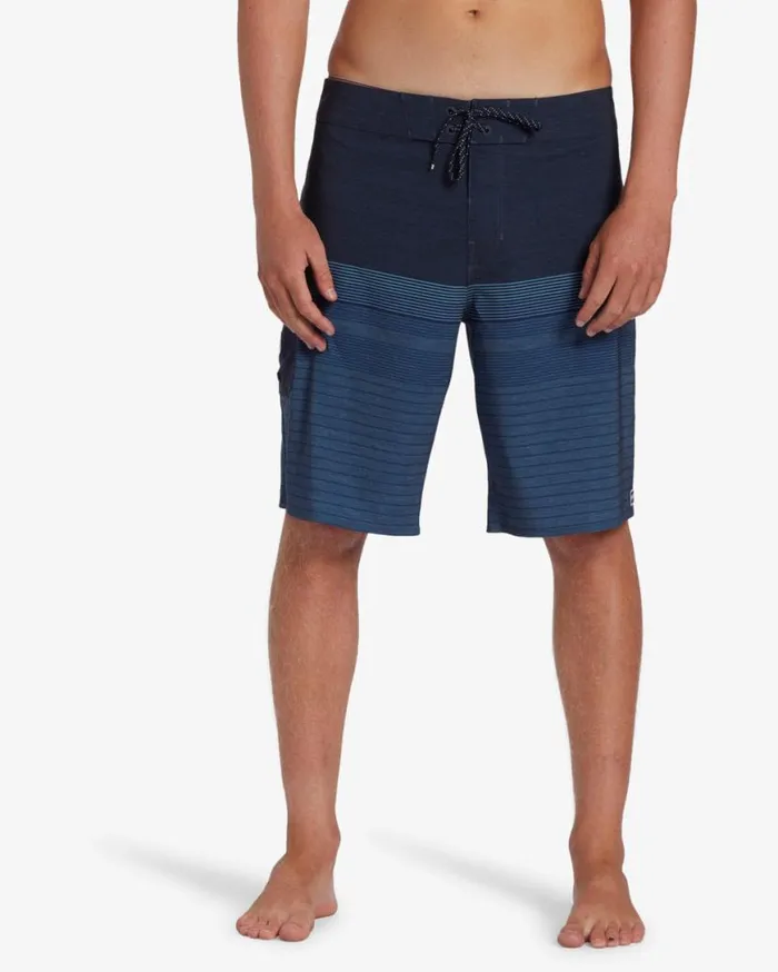 Mens All Day Heather Stripe Pro 20034 Boardshorts Navy Billabong Pro Boardshorts