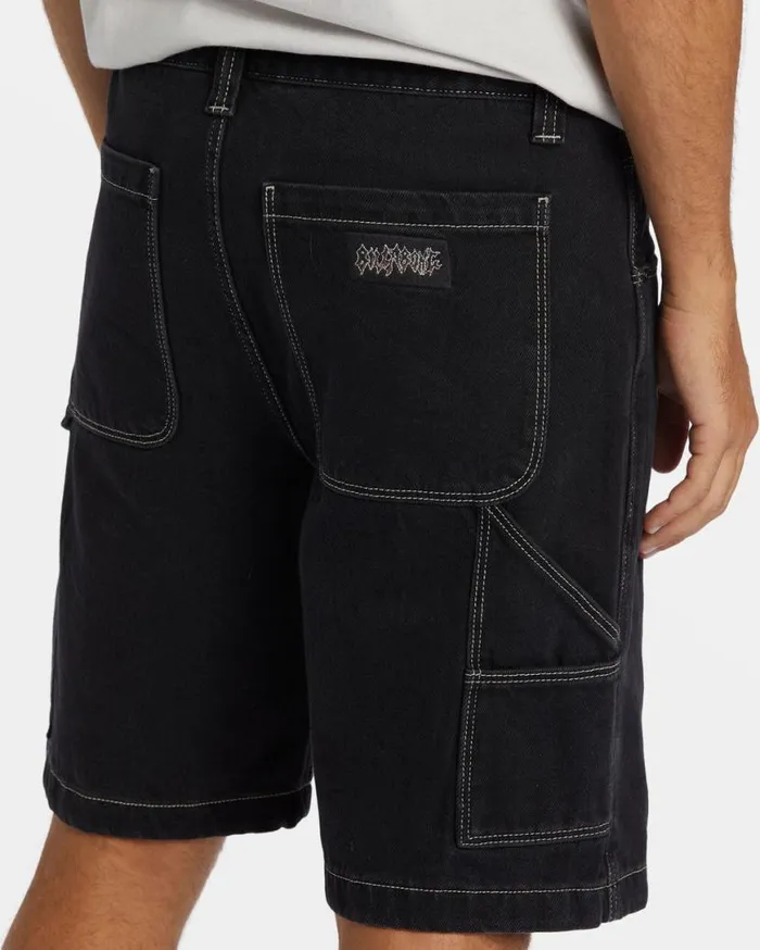 Mens Bad Dog Immortal Workwear Denim Shorts Black Billabong Shorts Mens Bad Dog Immortal Workwear Denim Shorts Black Billabong Shorts