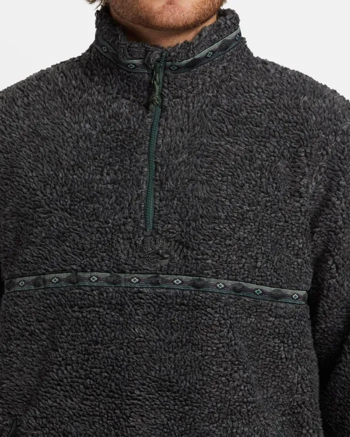 Mens Boundary Tombstone Fleece Half Zip Pullover Black Heather Billabong Hoodies and Fleece Mens Boundary Tombstone Fleece Half Zip Pullover Black Heather Billabong Hoodies and Fleece