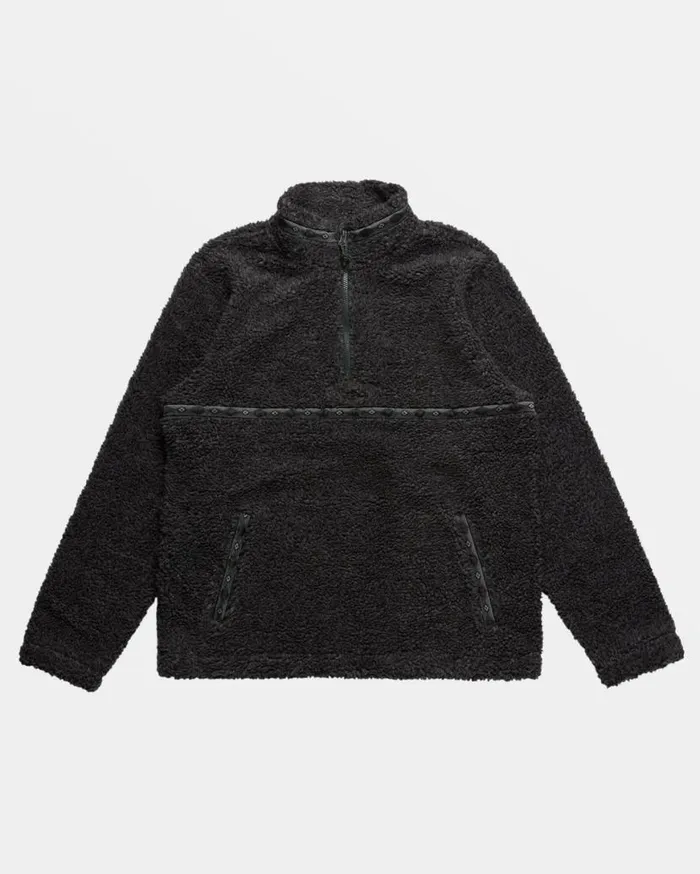 Mens Boundary Tombstone Fleece Half Zip Pullover Black Heather Billabong Hoodies and Fleece Mens Boundary Tombstone Fleece Half Zip Pullover Black Heather Billabong Hoodies and Fleece