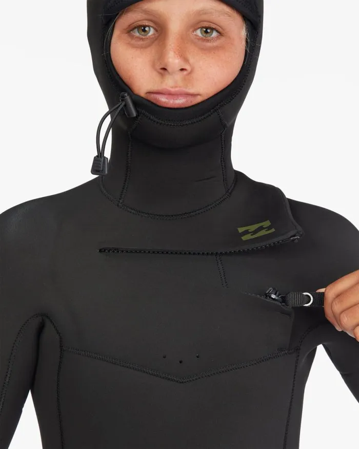 Mens Boys 54 Absolute Chest Zip Hooded Wetsuit Military Billabong Wetsuits Mens Boys 54 Absolute Chest Zip Hooded Wetsuit Military Billabong Wetsuits