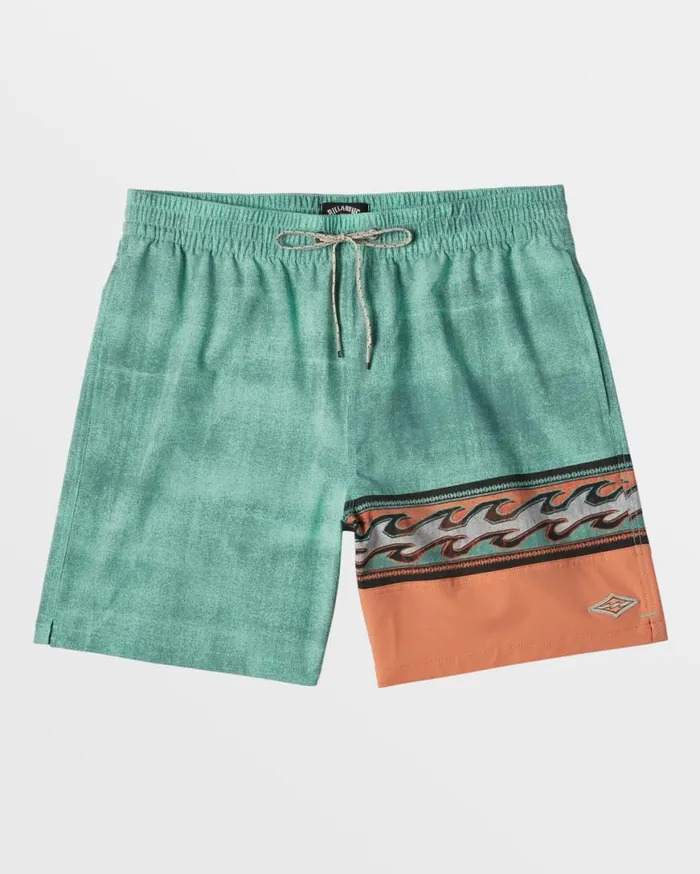 Mens Burleigh Layback Boardshorts Dusty Teal Billabong Layback Boardshorts