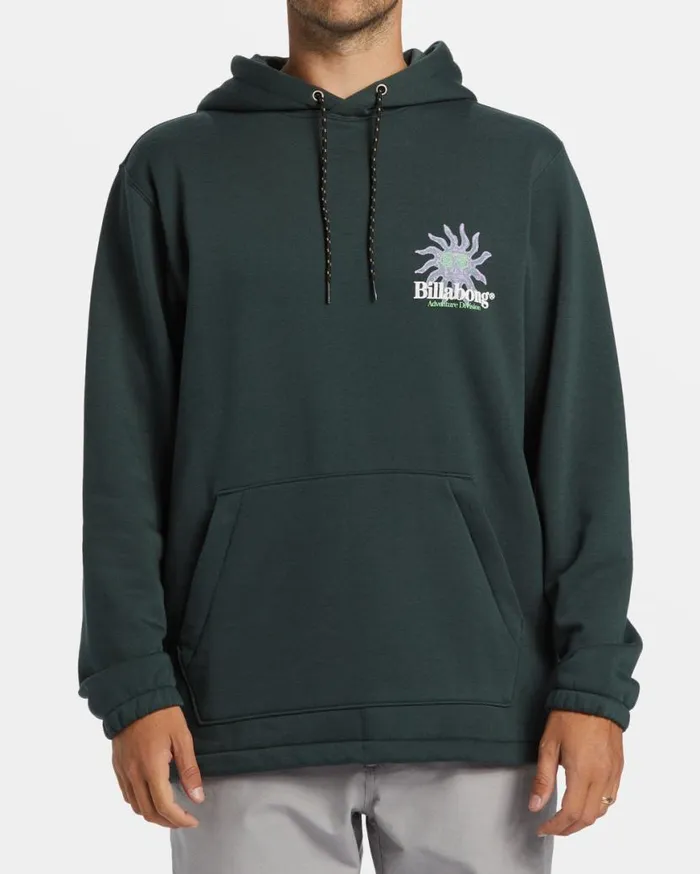 Mens Compass Hoodie Forest Green Billabong Hoodies and Fleece Mens Compass Hoodie Forest Green Billabong Hoodies and Fleece