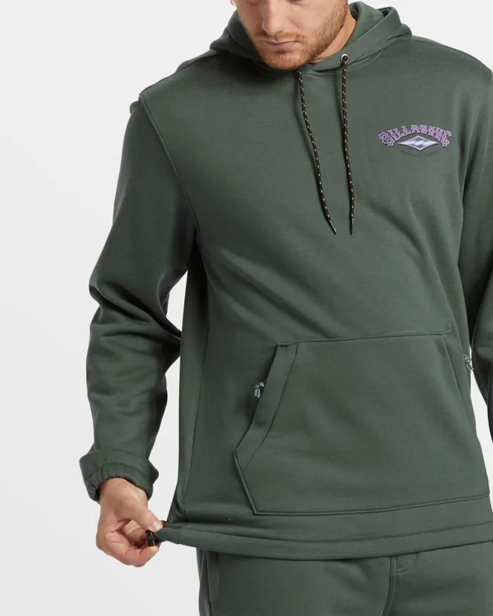 Mens Compass Pullover Sweatshirt Hunter Billabong Hoodies and Fleece