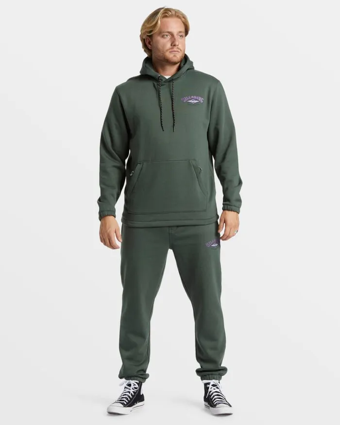 Mens Compass Pullover Sweatshirt Hunter Billabong Hoodies and Fleece