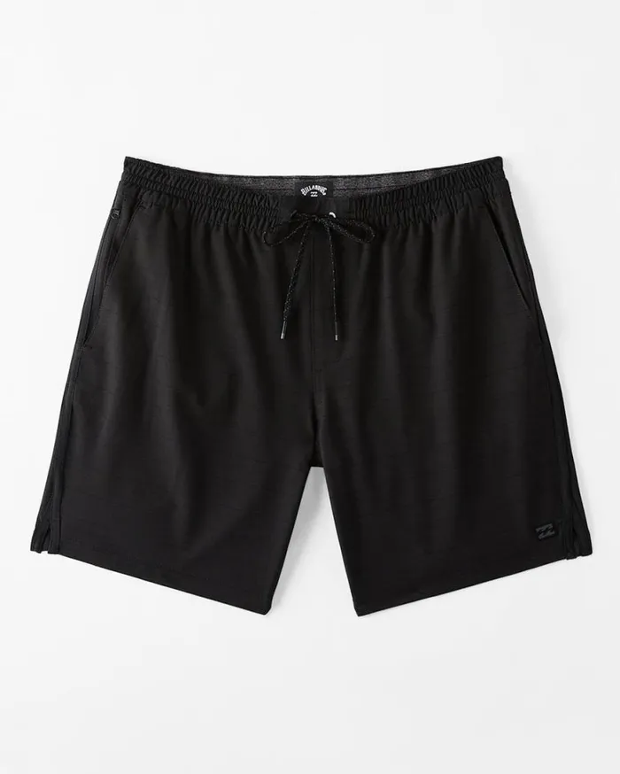 Mens Crossfire 18034 Elastic Waist Shorts Black Billabong Shorts