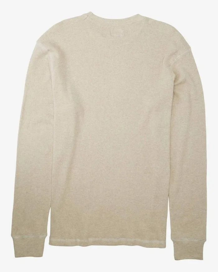 Mens Essential Long Sleeve Thermal Sand Heather Billabong Shirts Mens Essential Long Sleeve Thermal Sand Heather Billabong Shirts