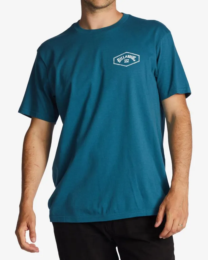 Mens Exit Arch TShirt Blue Lagoon Billabong TShirts
