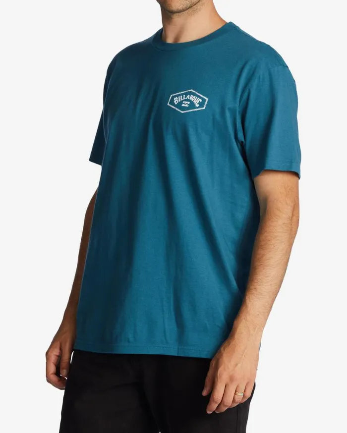 Mens Exit Arch TShirt Blue Lagoon Billabong TShirts